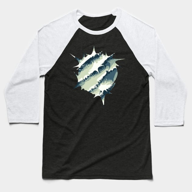 Explosions in the Water Baseball T-Shirt by DiogoCoito